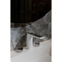 Смеситель для раковины Boheme Venturo 150-WCR-DIAMOND Белый Хром