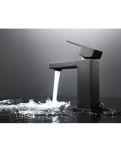 Смеситель для раковины Abber Daheim AF8210B Черный матовый