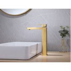 Смеситель для раковины Abber Daheim AF8211G Золото матовое