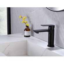 Смеситель для раковины Abber Weiss Insel AF8010B Черный матовый