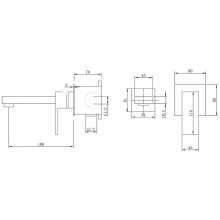 Смеситель для раковины Abber Daheim AF8212 Хром