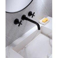 Смеситель для раковины Abber Wasser Kreis AF81121B Черный матовый