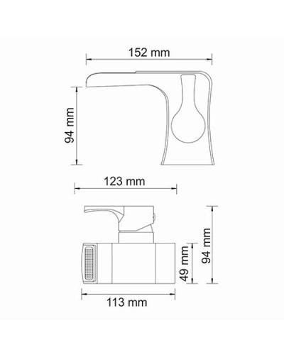 Смеситель для раковины WasserKRAFT Berkel 4869 Хром