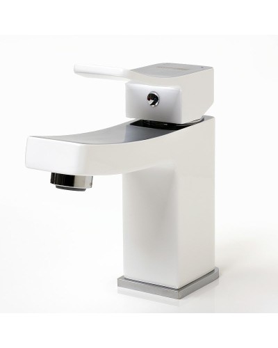 Смеситель для раковины WasserKRAFT Aller 1063W Белый Хром