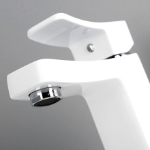 Смеситель для раковины WasserKRAFT Aller 1063W Белый Хром