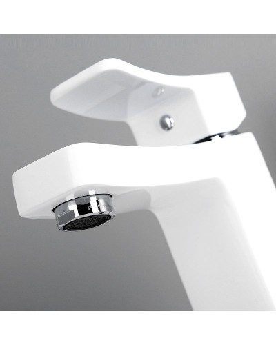 Смеситель для раковины WasserKRAFT Aller 1063W Белый Хром