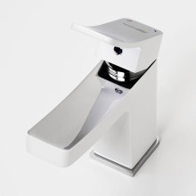 Смеситель для раковины WasserKRAFT Aller 1063W Белый Хром