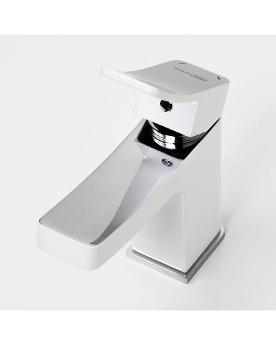 Смеситель для раковины WasserKRAFT Aller 1063W Белый Хром