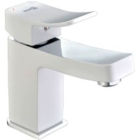 Смеситель для раковины WasserKRAFT Aller 1063W Белый Хром