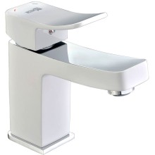 Смеситель для раковины WasserKRAFT Aller 1063W Белый Хром