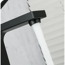 Смеситель для раковины Gappo G1017-6 Черный матовый