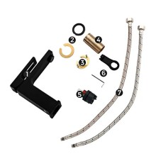 Смеситель для раковины Gappo G1017-6 Черный матовый