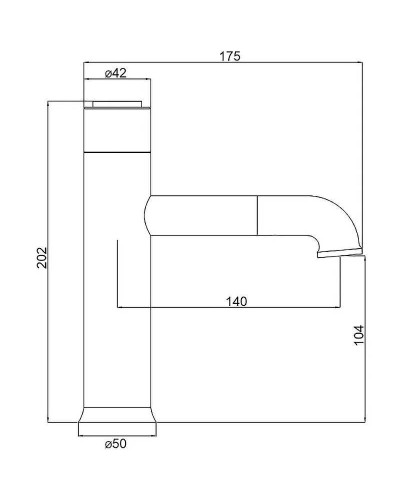 Смеситель для раковины Orange Pure M02-021cr Хром