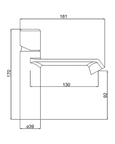 Смеситель для раковины Orange Sole M03-021cr Хром