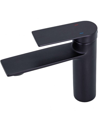 Смеситель для раковины Orange Berni M09-021b Черный матовый