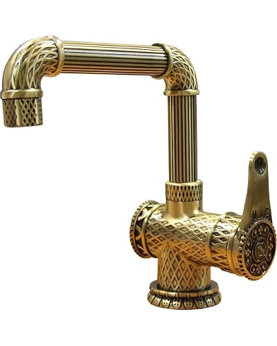 Смеситель для раковины ZorG Antic A 419 U-BR LOFT Бронза