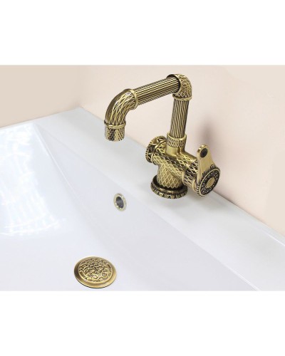 Смеситель для раковины ZorG Antic A 419 U-BR LOFT Бронза