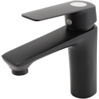 Смеситель для раковины Orange Aristo M19-021b Черный матовый