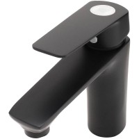 Смеситель для раковины Orange Aristo M19-021b Черный матовый