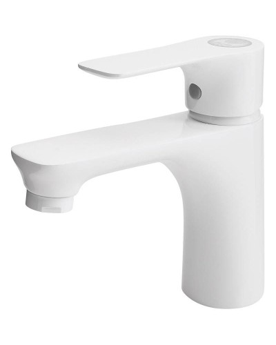 Смеситель для раковины Orange Aristo M19-021w Белый глянец