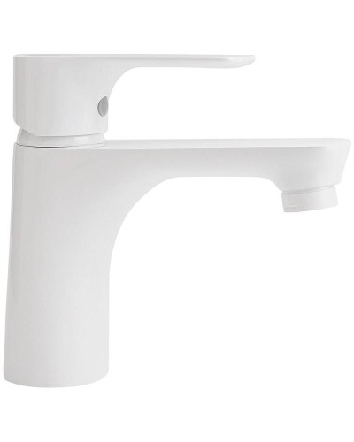 Смеситель для раковины Orange Aristo M19-021w Белый глянец