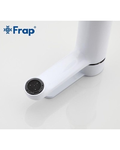 Смеситель для раковины Frap H41 F1041 Белый Хром
