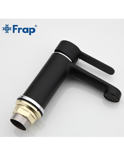 Смеситель для раковины Frap H42 F1042 Черный матовый Хром