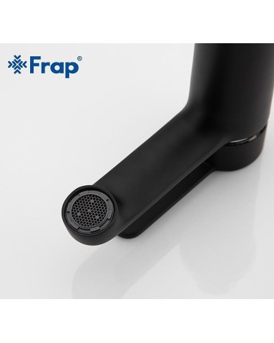 Смеситель для раковины Frap H42 F1042 Черный матовый Хром