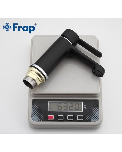 Смеситель для раковины Frap H42 F1042 Черный матовый Хром