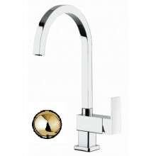 Смеситель для раковины высокий CEZARES UNIKA-LSM2-03/24-W0 без донного клапана