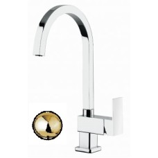 Смеситель для раковины высокий CEZARES UNIKA-LSM2-03/24-W0 без донного клапана