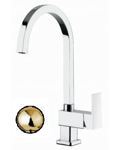 Смеситель для раковины высокий CEZARES UNIKA-LSM2-03/24-W0 без донного клапана