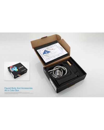 Смеситель для раковины Gappo G50 G1050 Черный матовый