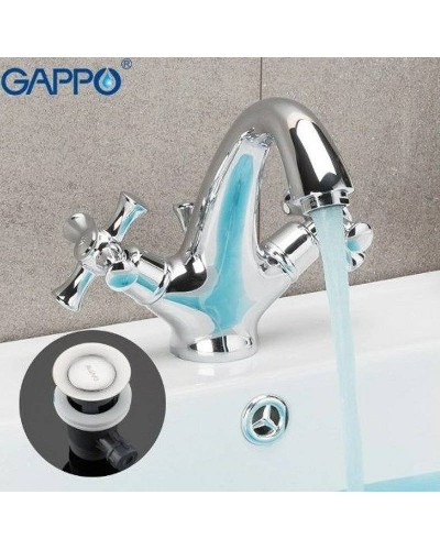 Смеситель для раковины Gappo G42 G1042 Хром