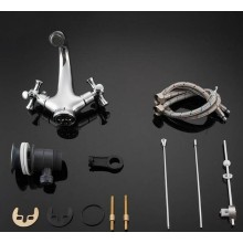 Смеситель для раковины Gappo G42 G1042 Хром