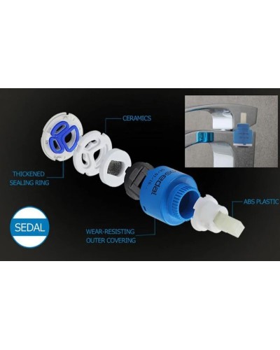 Смеситель для раковины Gappo G07 G1007-1 Хром