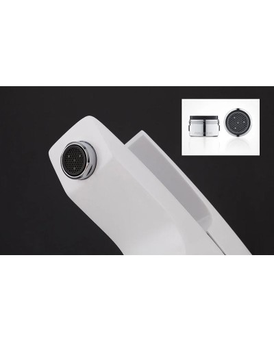 Смеситель для раковины Gappo G07 G1007-7 Белый Хром