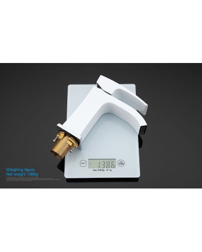 Смеситель для раковины Gappo G07 G1007-8 Белый Хром