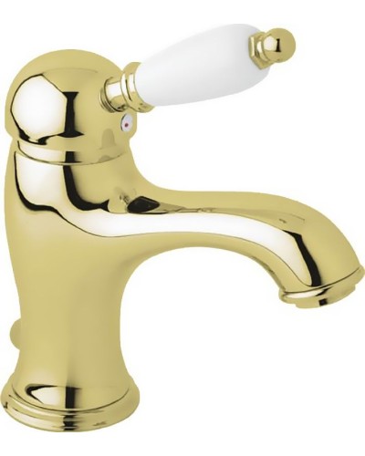 Смеситель для раковины Cezares Elite ELITE-LSM1-03/24-Bi Золото 24 карат