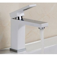 Смеситель для раковины Gappo G17-8 G1017-8 Белый Хром