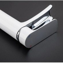 Смеситель для раковины Gappo G48 G1048-8 Белый Хром