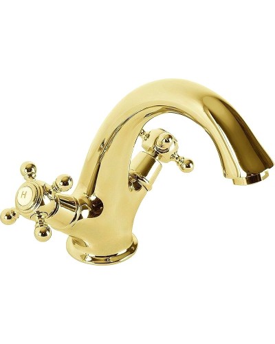 Смеситель для раковины Cezares Golf-LS1-03/24 Золото 24 карат