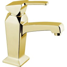 Смеситель для раковины Cezares Legend-LSM2-03/24 Золото 24 карат