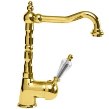 Смеситель для раковины Cezares Vintage VINTAGE-LSM2-03/24-Sw Золото 24 карат