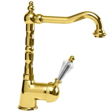 Смеситель для раковины Cezares Vintage VINTAGE-LSM2-03/24-Sw Золото 24 карат