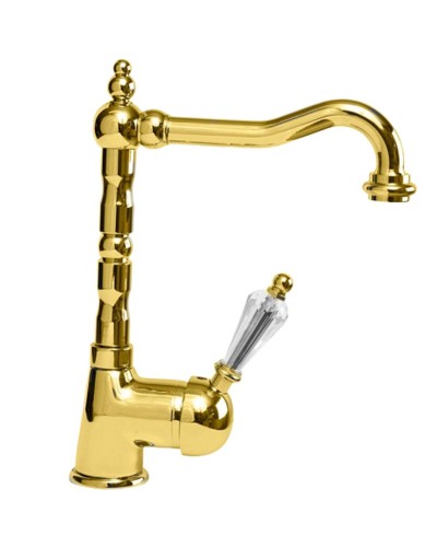 Смеситель для раковины Cezares Vintage VINTAGE-LSM2-03/24-Sw Золото 24 карат