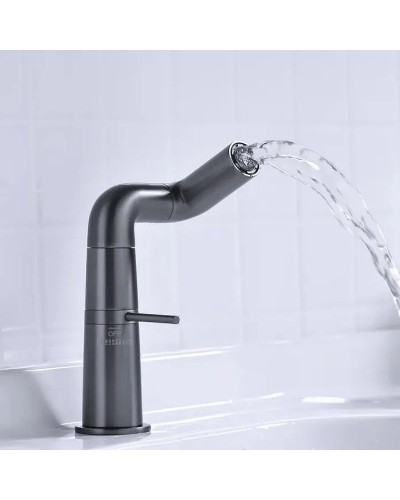 Смеситель для раковины Haiba HB10813-3 Пепельный