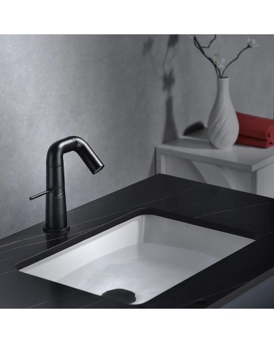 Смеситель для раковины Haiba HB10813-7 Черный матовый