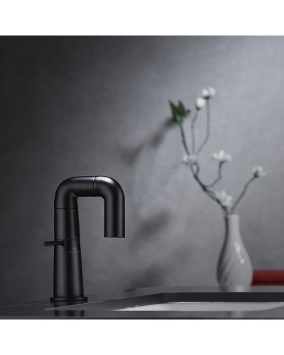 Смеситель для раковины Haiba HB10813-7 Черный матовый