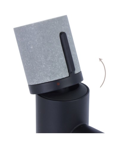 Смеситель для раковины Bronze de Luxe Focus 24601BG Черный матовый